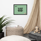 OCD Owned and Framed: Framed Photo Paper Poster for the OCD Community | ILLTOCHILL