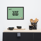 OCD Owned and Framed: Framed Photo Paper Poster for the OCD Community | ILLTOCHILL