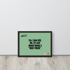 OCD Owned and Framed: Framed Photo Paper Poster for the OCD Community | ILLTOCHILL