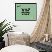 OCD Owned and Framed: Framed Photo Paper Poster for the OCD Community | ILLTOCHILL