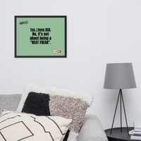 OCD Owned and Framed: Framed Photo Paper Poster for the OCD Community | ILLTOCHILL
