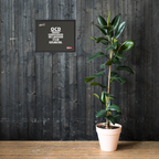 OCD on the Wall: Framed Photo Paper Poster for the Intrusive Thinker Who Owns It | ILLTOCHILL