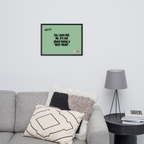 OCD Owned and Framed: Framed Photo Paper Poster for the OCD Community | ILLTOCHILL