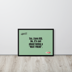 OCD Owned and Framed: Framed Photo Paper Poster for the OCD Community | ILLTOCHILL