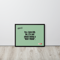 OCD Owned and Framed: Framed Photo Paper Poster for the OCD Community | ILLTOCHILL