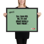 OCD Owned and Framed: Framed Photo Paper Poster for the OCD Community | ILLTOCHILL