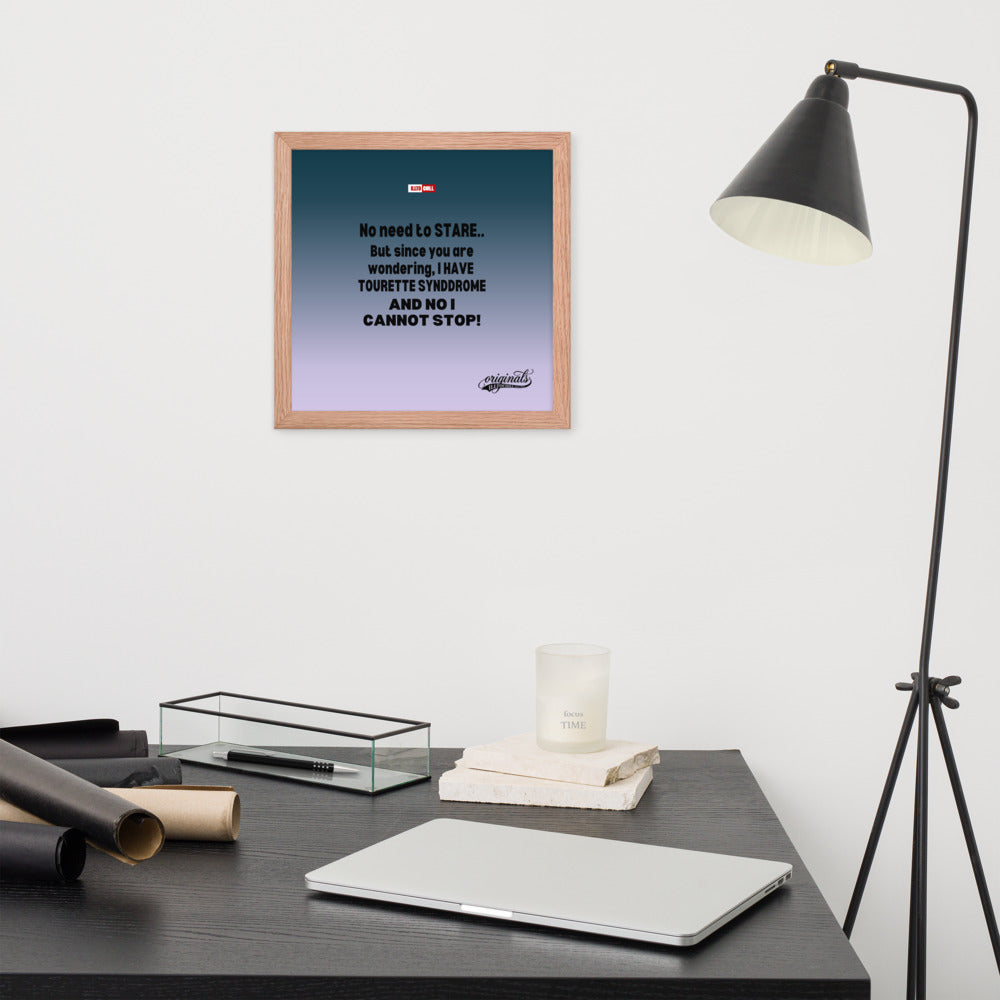tourette-framed-photo-paper-poster