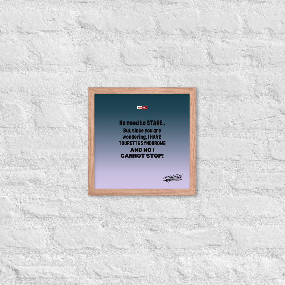 tourette-framed-photo-paper-poster