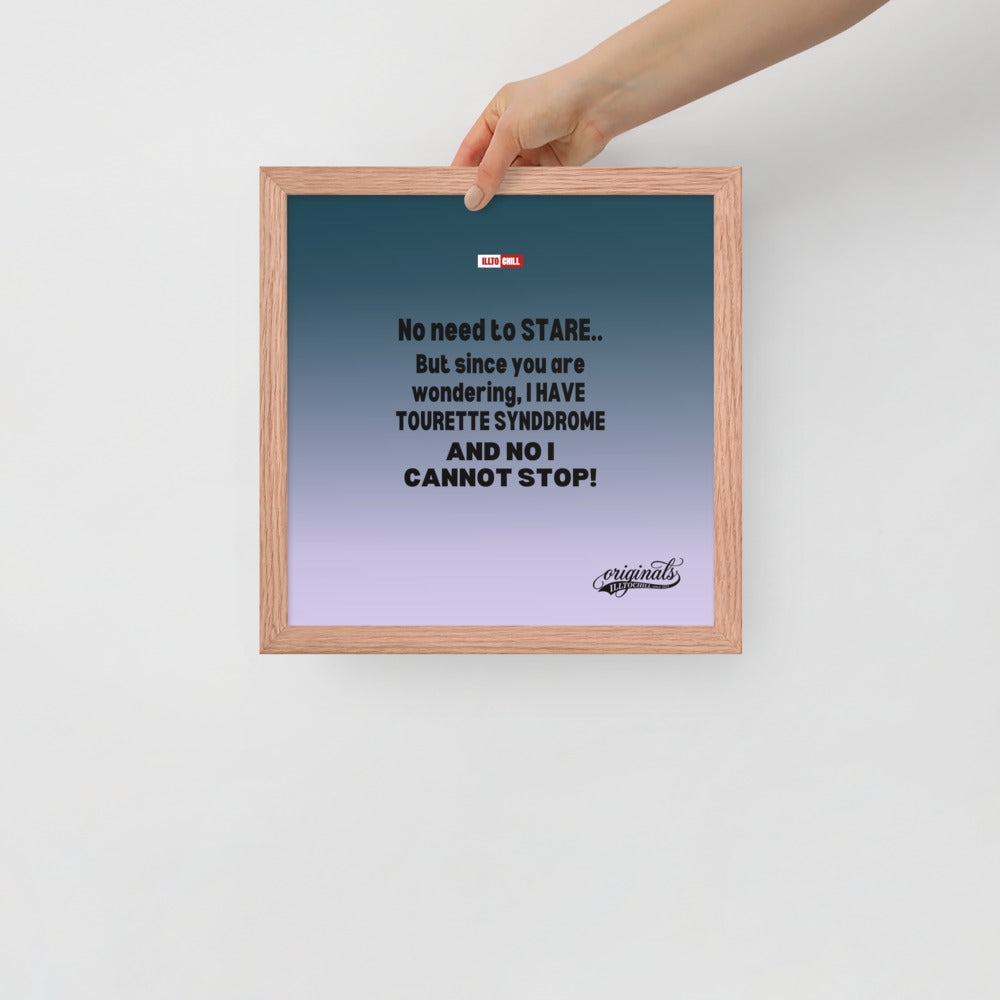 tourette-framed-photo-paper-poster