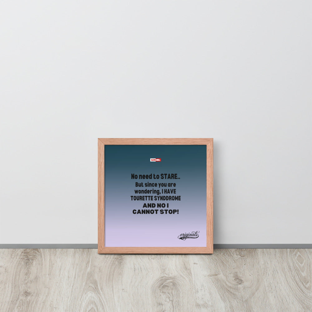 tourette-framed-photo-paper-poster