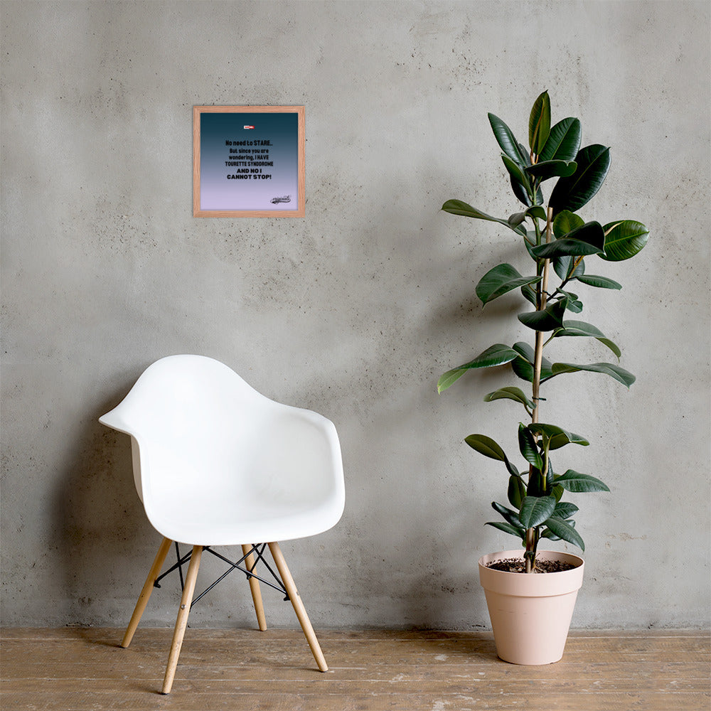 tourette-framed-photo-paper-poster