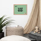OCD Owned and Framed: Framed Photo Paper Poster for the OCD Community | ILLTOCHILL