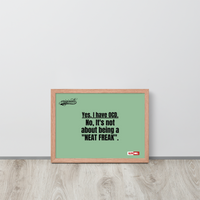 OCD Owned and Framed: Framed Photo Paper Poster for the OCD Community | ILLTOCHILL