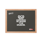 OCD on the Wall: Framed Photo Paper Poster for the Intrusive Thinker Who Owns It | ILLTOCHILL