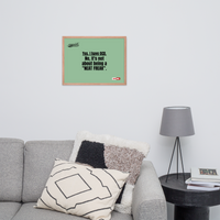 OCD Owned and Framed: Framed Photo Paper Poster for the OCD Community | ILLTOCHILL