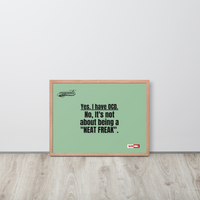 OCD Owned and Framed: Framed Photo Paper Poster for the OCD Community | ILLTOCHILL