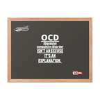 OCD on the Wall: Framed Photo Paper Poster for the Intrusive Thinker Who Owns It | ILLTOCHILL
