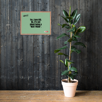 OCD Owned and Framed: Framed Photo Paper Poster for the OCD Community | ILLTOCHILL