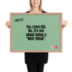 OCD Owned and Framed: Framed Photo Paper Poster for the OCD Community | ILLTOCHILL