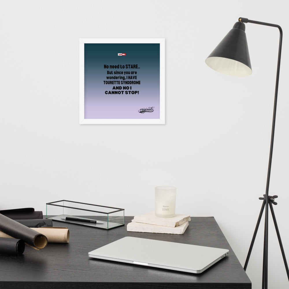tourette-framed-photo-paper-poster