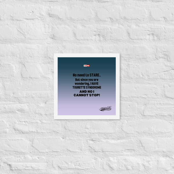 tourette-framed-photo-paper-poster