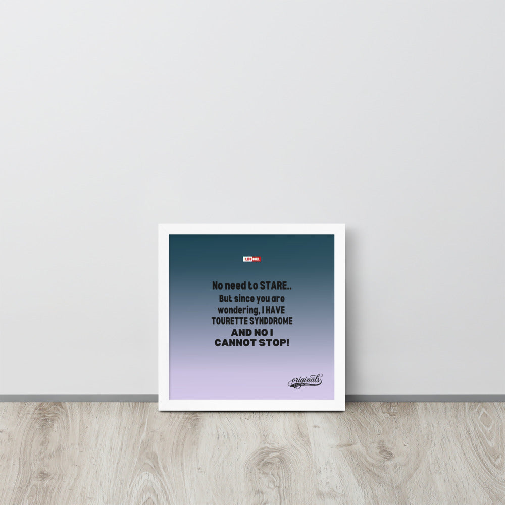tourette-framed-photo-paper-poster