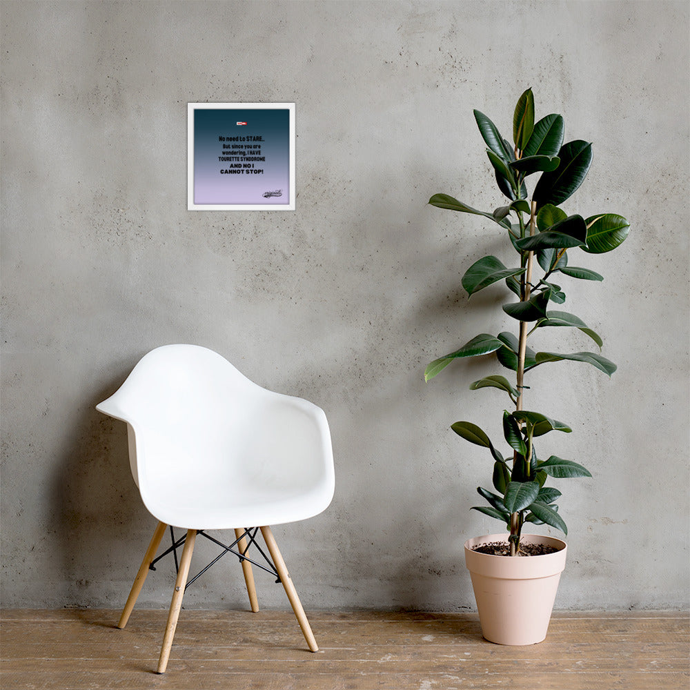 tourette-framed-photo-paper-poster