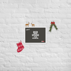 OCD on the Wall: Framed Photo Paper Poster for the Intrusive Thinker Who Owns It | ILLTOCHILL