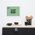 OCD Owned and Framed: Framed Photo Paper Poster for the OCD Community | ILLTOCHILL