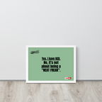 OCD Owned and Framed: Framed Photo Paper Poster for the OCD Community | ILLTOCHILL