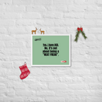 OCD Owned and Framed: Framed Photo Paper Poster for the OCD Community | ILLTOCHILL