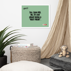 OCD Owned and Framed: Framed Photo Paper Poster for the OCD Community | ILLTOCHILL