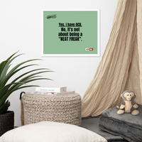 OCD Owned and Framed: Framed Photo Paper Poster for the OCD Community | ILLTOCHILL