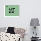 OCD Owned and Framed: Framed Photo Paper Poster for the OCD Community | ILLTOCHILL