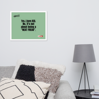 OCD Owned and Framed: Framed Photo Paper Poster for the OCD Community | ILLTOCHILL