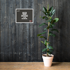 OCD on the Wall: Framed Photo Paper Poster for the Intrusive Thinker Who Owns It | ILLTOCHILL