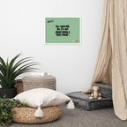 OCD Owned and Framed: Framed Photo Paper Poster for the OCD Community | ILLTOCHILL