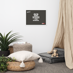 OCD on the Wall: Framed Photo Paper Poster for the Intrusive Thinker Who Owns It | ILLTOCHILL