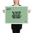 OCD Owned and Framed: Framed Photo Paper Poster for the OCD Community | ILLTOCHILL