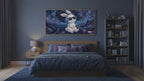 Too Alert for Half-Listening Hard of Hearing Canvas – ILLTOCHILL Wall Vibes
