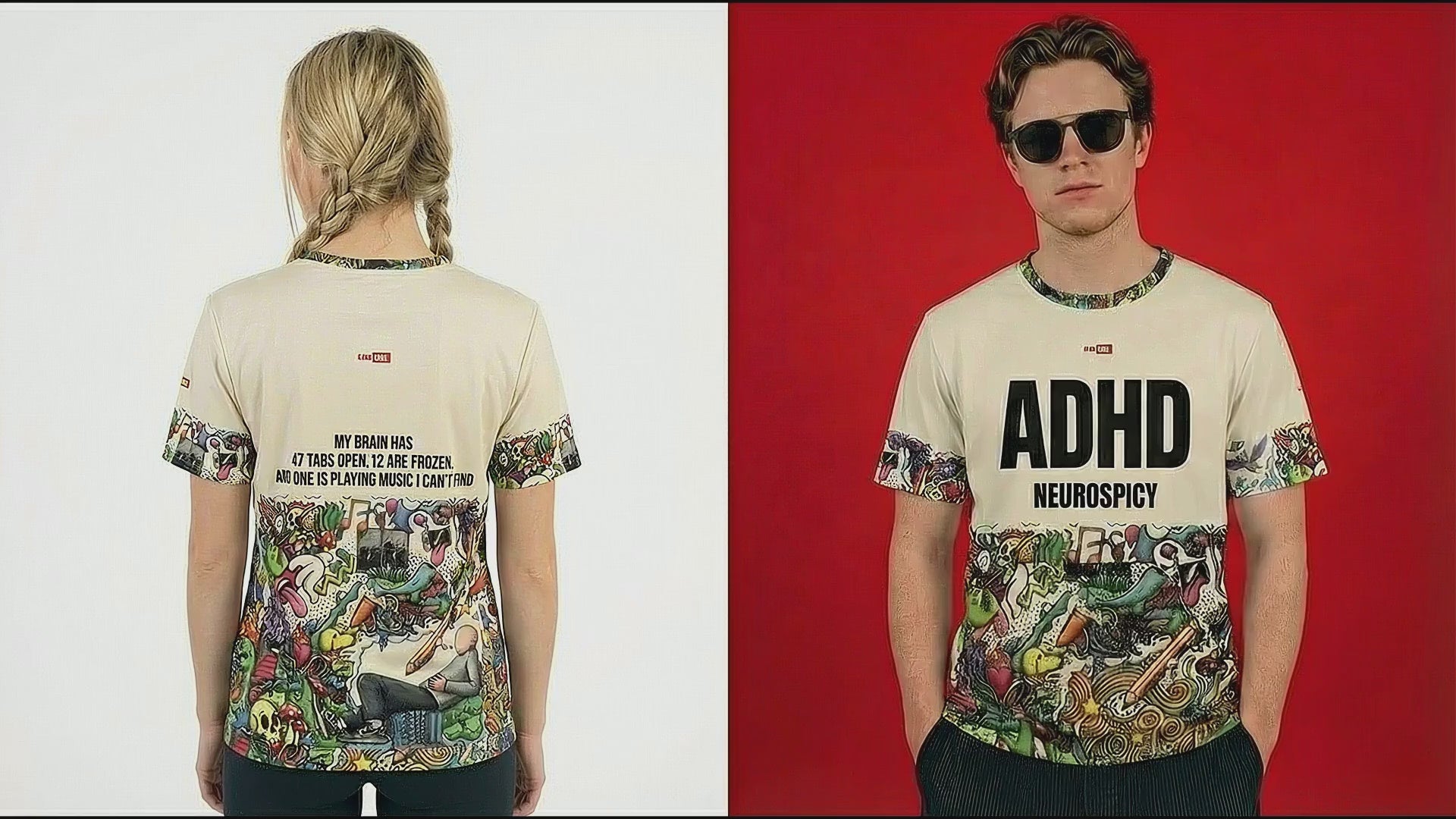 ADHD Identity Oversized T-Shirt — Unapologetic Wear | ILLTOCHILL