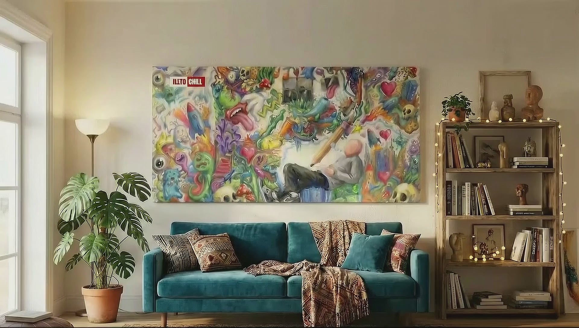 Chaos Energy ADHD Identity Canvas Wall Art | ILLTOCHILL