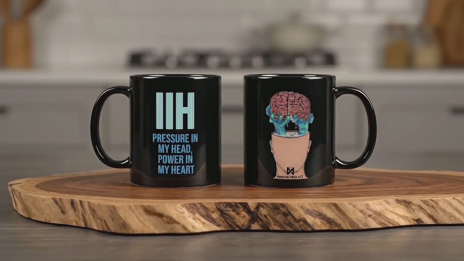 Bold Black IIH Mug – ILLTOCHILL Clean Identity Style