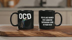 Dark Thoughts Glossy OCD Black Mug – ILLTOCHILL