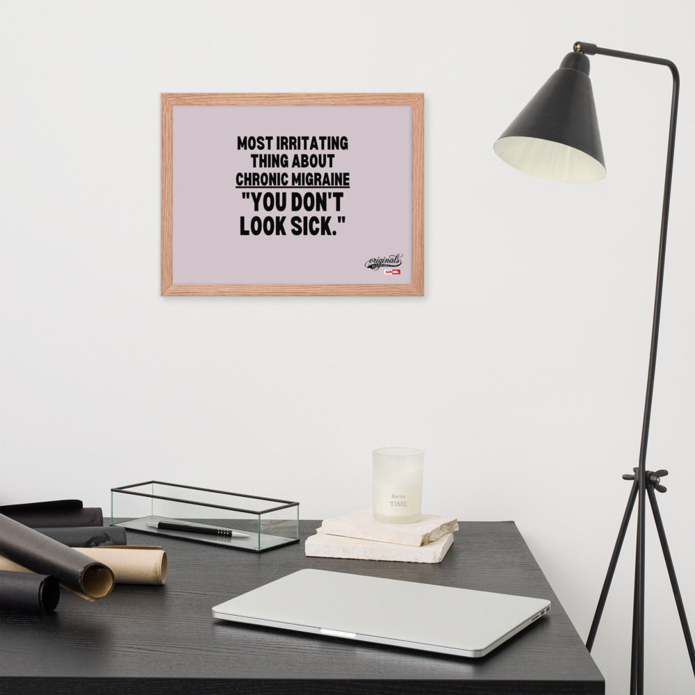 ILLTOCHILL Migraine Poster