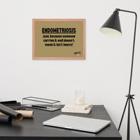 ILLTOCHILL Endometriosis Poster