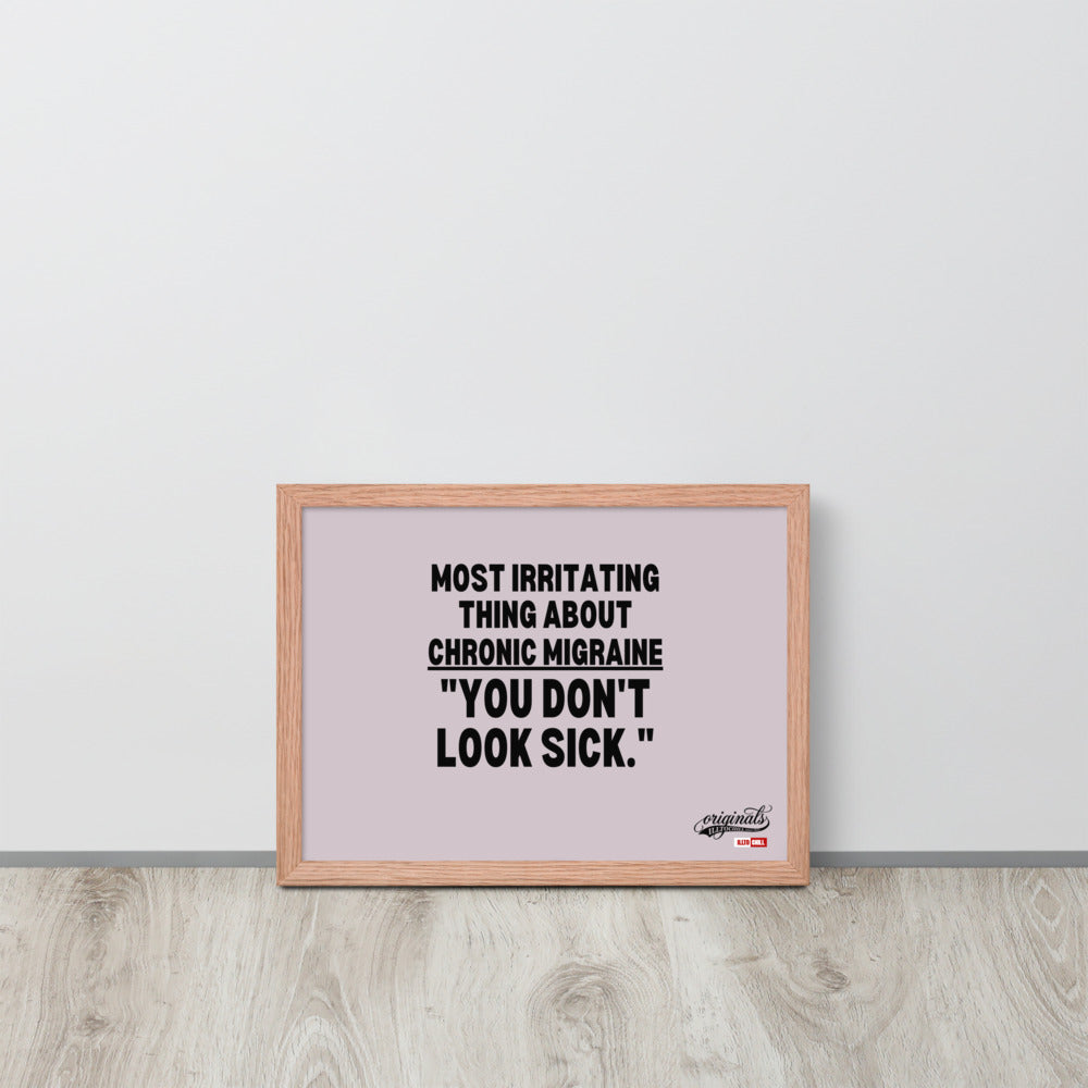 ILLTOCHILL Migraine Poster