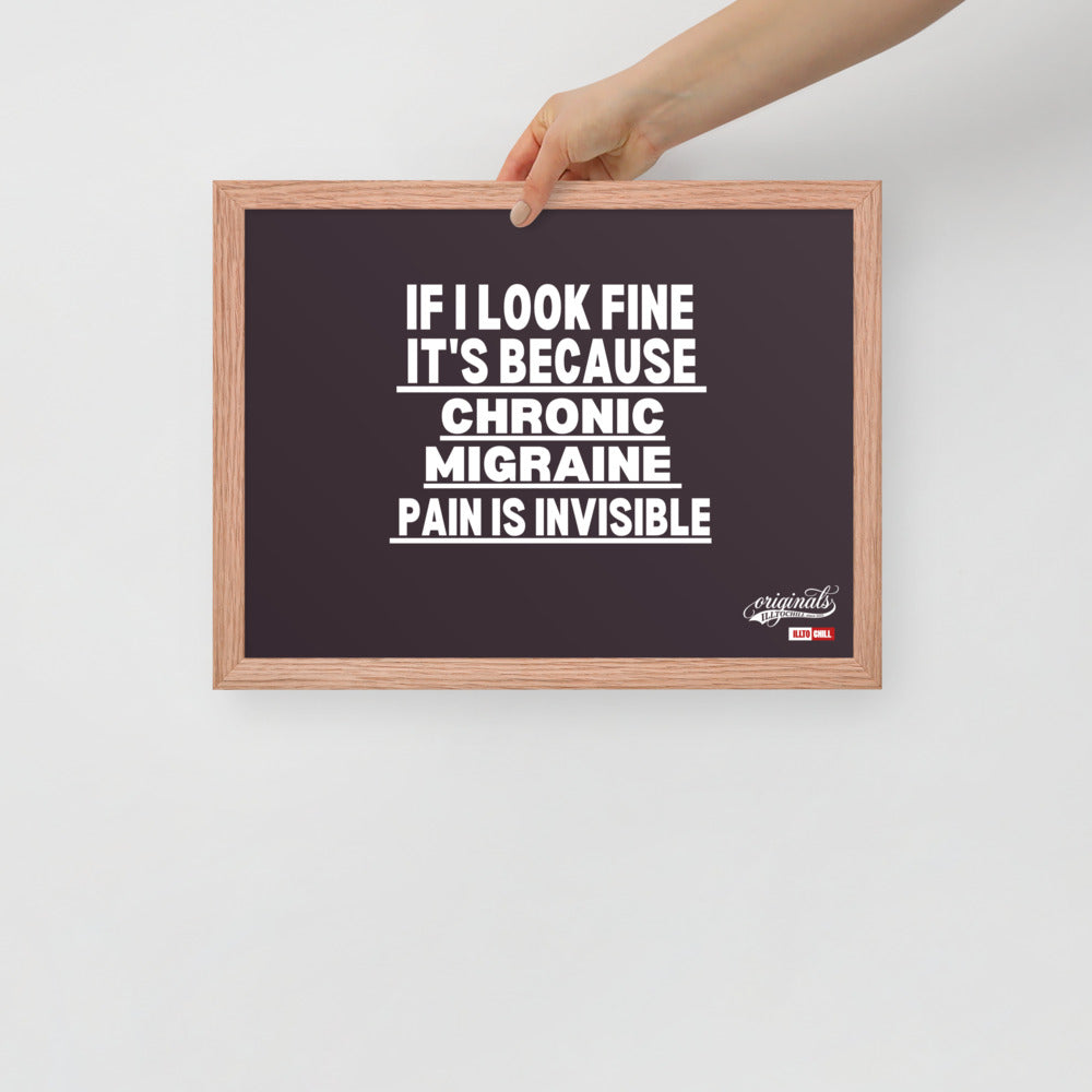 ILLTOCHILL Migraine Poster