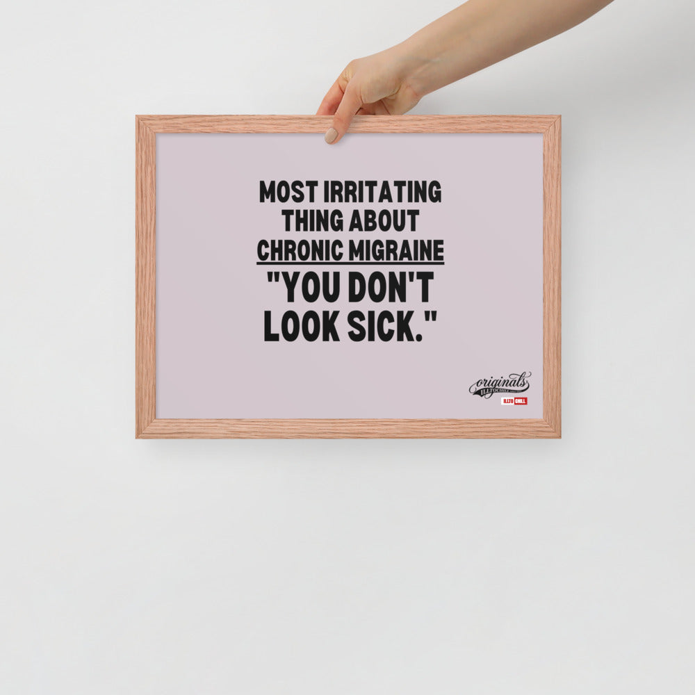 ILLTOCHILL Migraine Poster