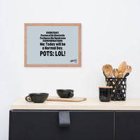 ILLTOCHILL POTS Poster